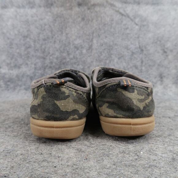 Cat & Jack Shoes Toddler 11 Sneakers Casual Canvas Camo Double Strap Kids Active - Picture 6 of 11